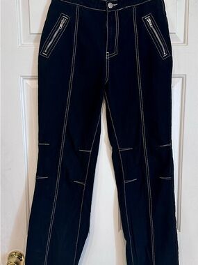 dELiA*s Y2K Baggy Wide Leg Utility Pants size Medium